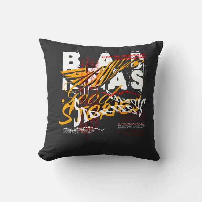 T-Shirt Throw Pillow (Front)