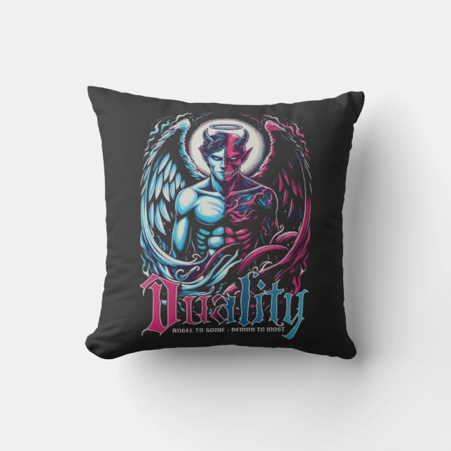 T-Shirt Throw Pillow (Front)