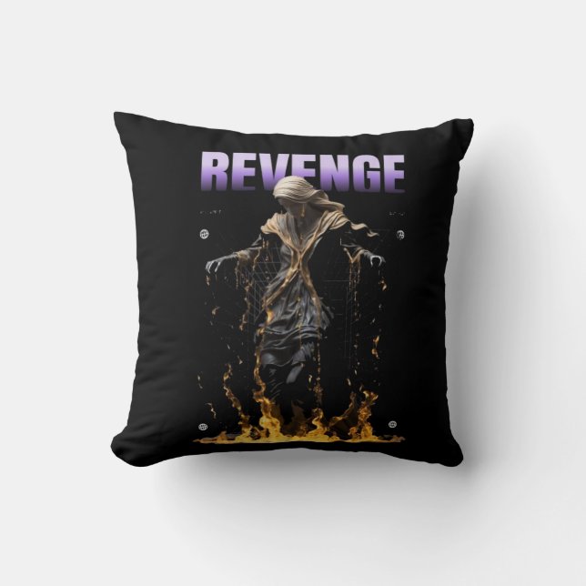 T-Shirt Throw Pillow (Front)