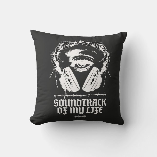 T-Shirt Throw Pillow (Front)
