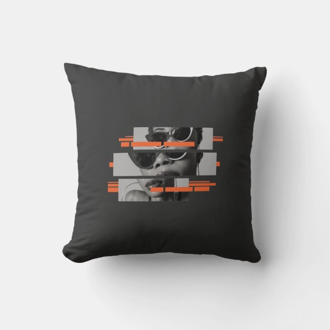 T-Shirt Throw Pillow (Front)
