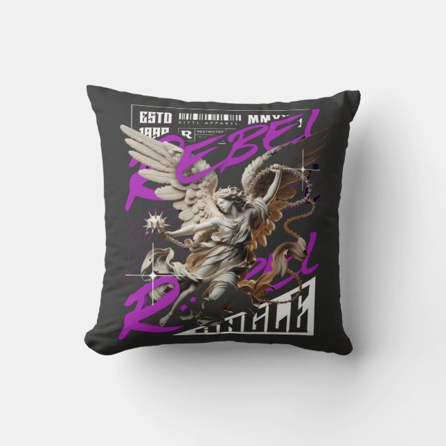 T-Shirt Throw Pillow (Front)