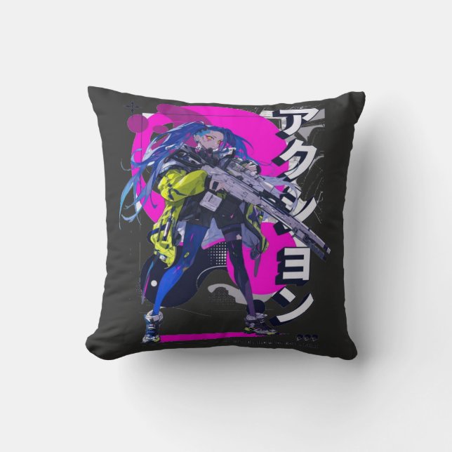 T-Shirt Throw Pillow (Front)