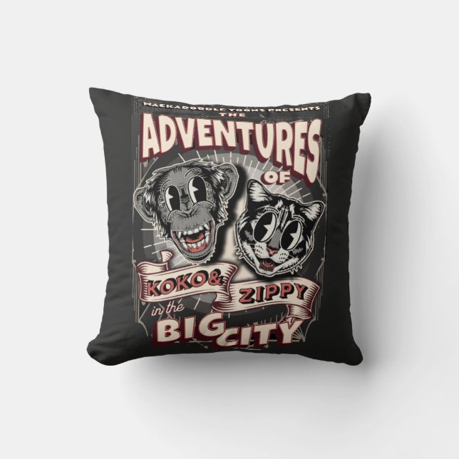 T-Shirt Throw Pillow (Front)