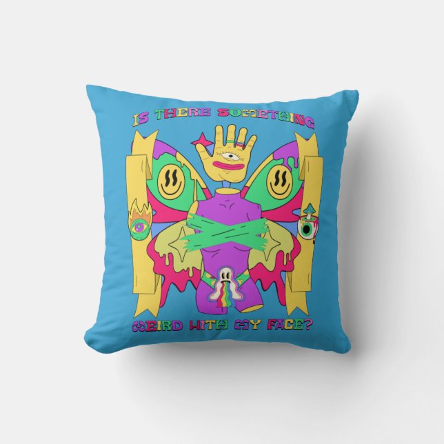 T-Shirt Throw Pillow (Front)