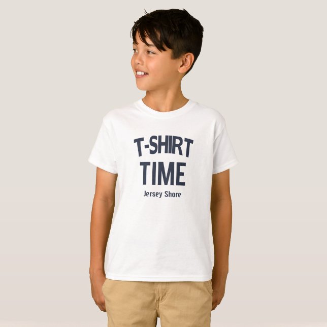 T-Shirt Time Jersey Shore (Front Full)