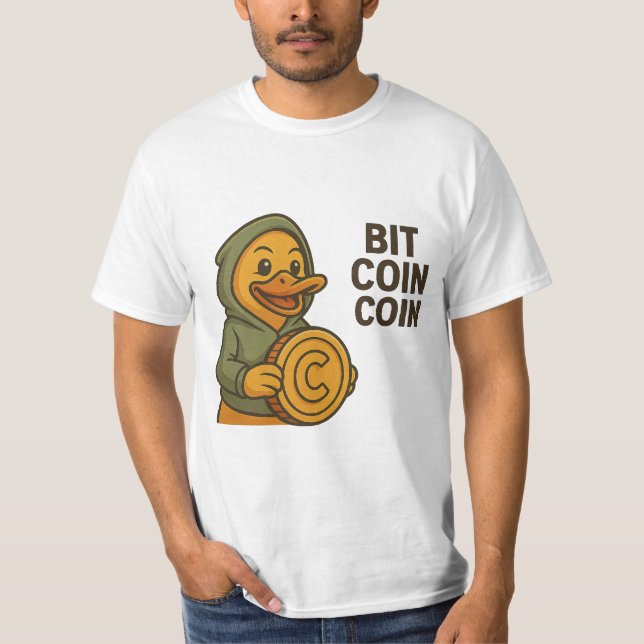 T-shirt To the Moon or at the Pond - Cryptographic (Front)