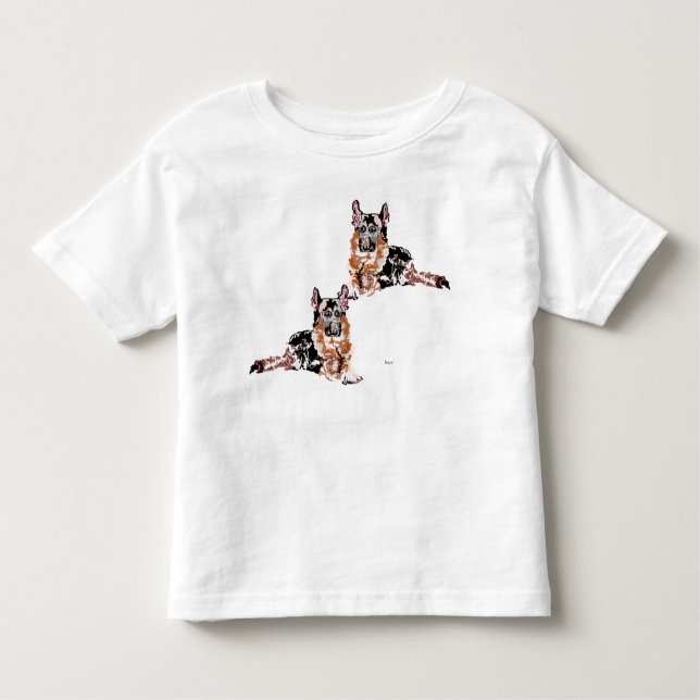 T-Shirt : Toddler / German Shepherd (Front)