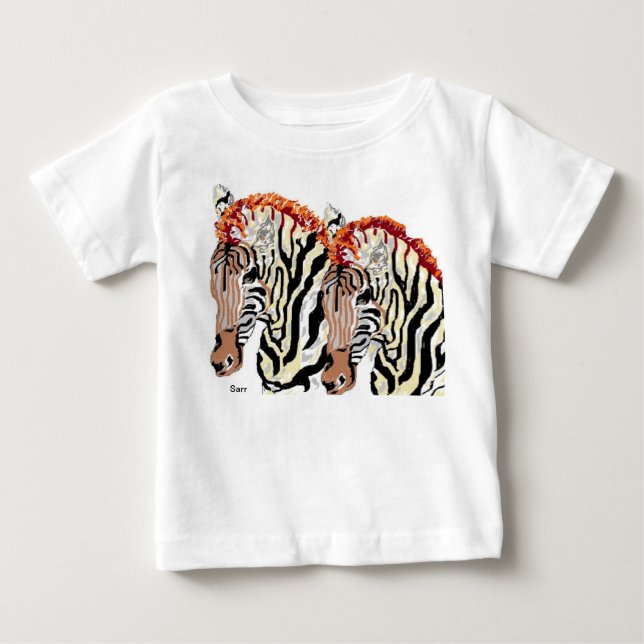 T-Shirt Toddlers : Zebra's (Front)