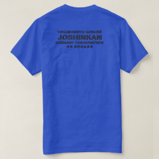 T-shirt Tokushinryu, Kobudo, Joshinkan, TM, blue