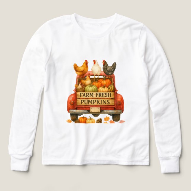 T-Shirt  Tri Blend- Autumn Kids Sweatshirts (Design Front)