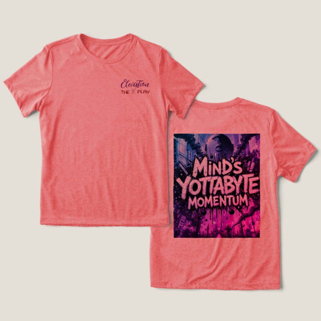 T-Shirt Tri-Blend Shirt (Design Front & Back)