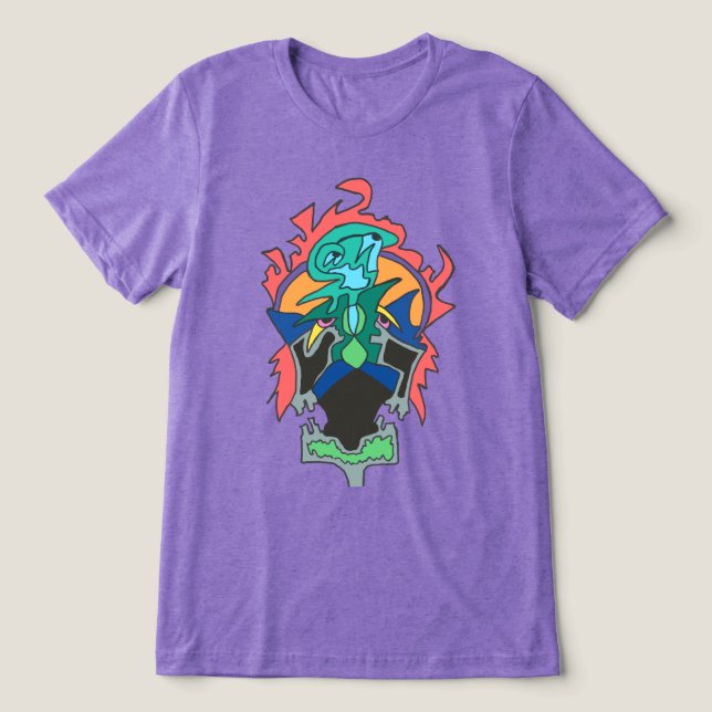 T-Shirt Tri-Blend Shirt (Design Front)