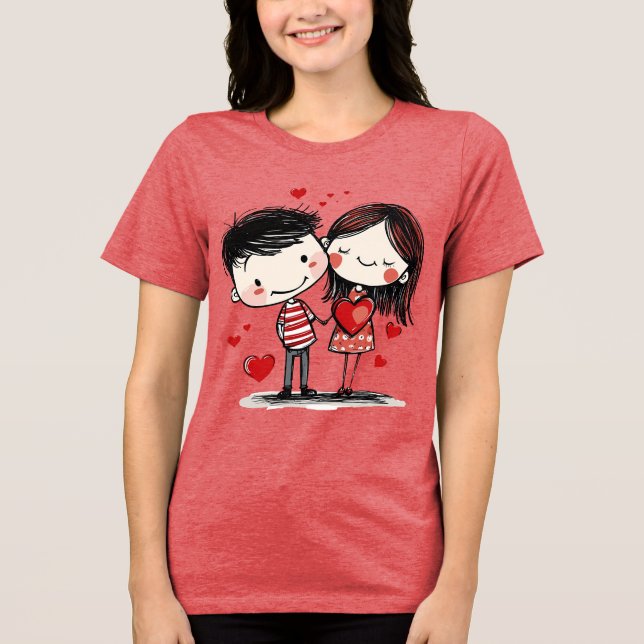 T-Shirt Tri-Blend Shirt (Front)