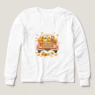 T-Shirt Tri Blends Shirt-Autumn Tees for Kids