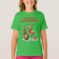 T-Shirt -Tropical Christmas Family T Shirt