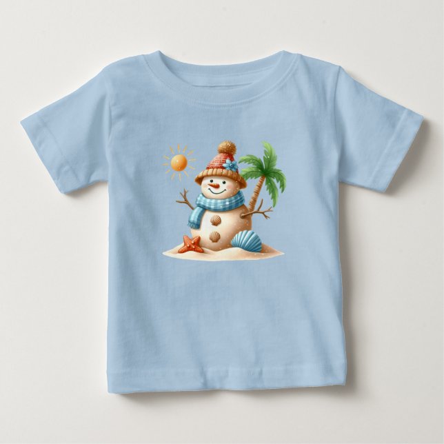 T-Shirt-Tropical Christmas Family TShirts (Front)