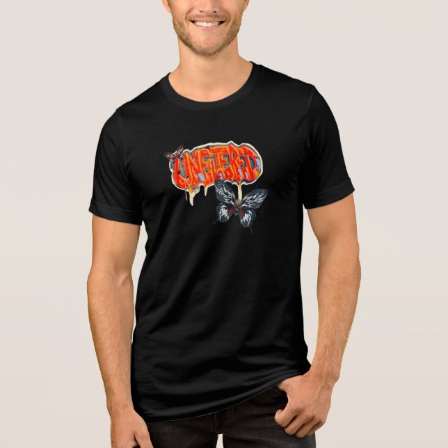 T-Shirt Unfiltered butterfly  Tri-Blend Shirt (Front)