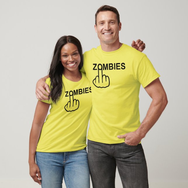 T-Shirt V-Neck Zombies Flip (Unisex)