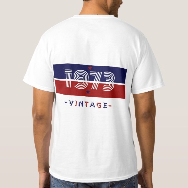 T-shirt VINTAGE 1973 (logo large) (Back)
