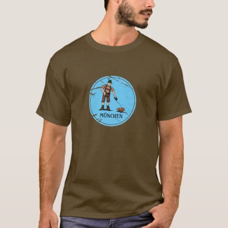 T-shirt Vintage München Man Dachshund Dog