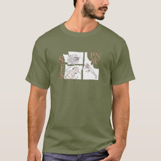 T-Shirt washington E oregon P idaho T