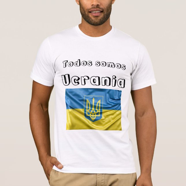 T-shirt we are all Ukraine (Front)