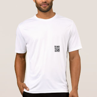 T-shirt (white) with QR code