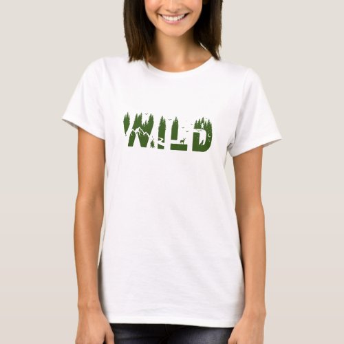 T_Shirt Wild Design Forest