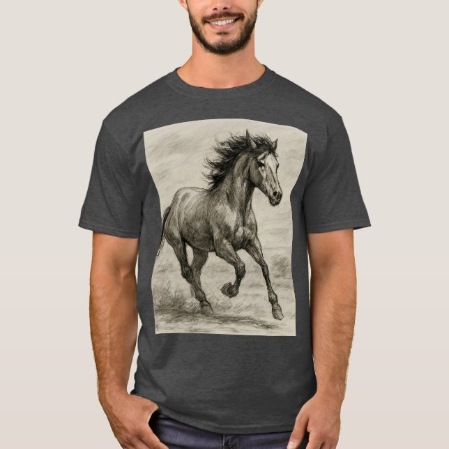 T-Shirt wild horse (Front)