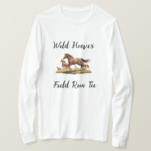 T Shirt _ Wild Run Horse Herd Tee