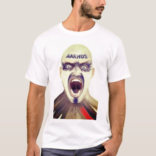 T_shirt with Aarhus football fan