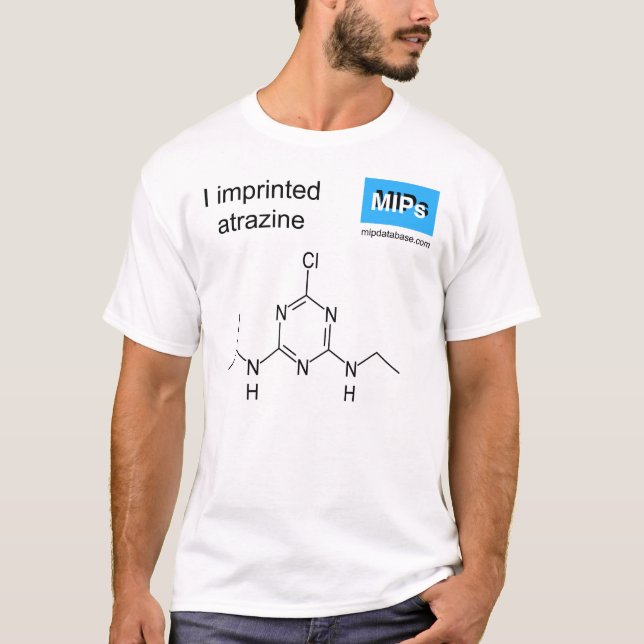 T-shirt with atrazine template molecule (Front)