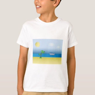 T-Shirt with cartoon whale