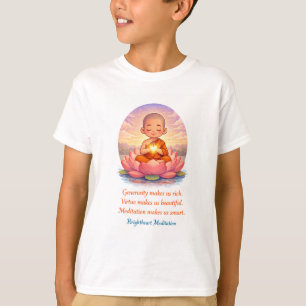 T shirt with child monk