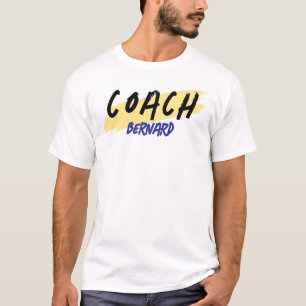 T-shirt with Coach's Name, Gift for Coach