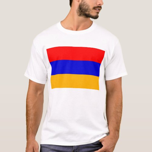 T Shirt with Flag of Armenia