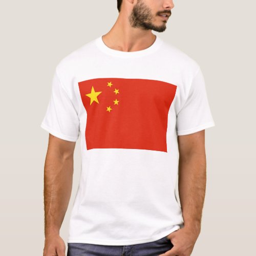T Shirt with Flag of China