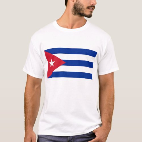 T Shirt with Flag of Cuba