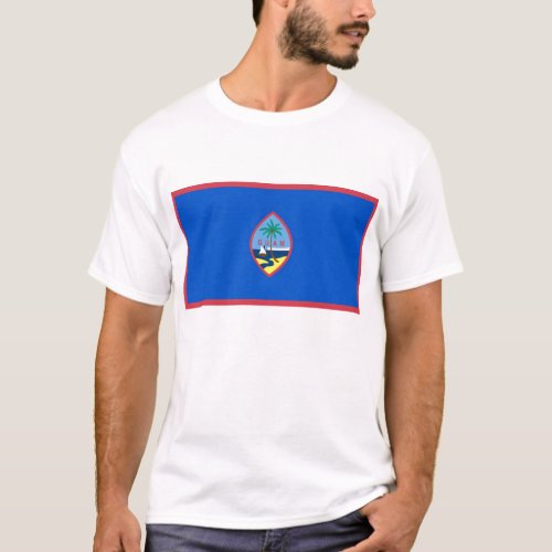 T Shirt with Flag of Guam _ USA