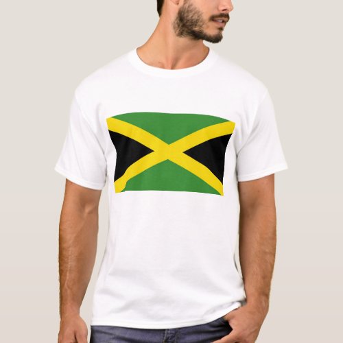 T Shirt with Flag of Jamaica