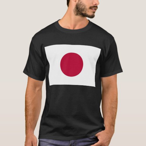 T Shirt with Flag of Japan