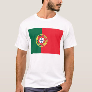 T Shirt with Flag of Portugal