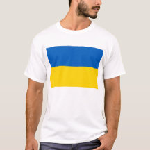 T Shirt with Flag of Ukraine