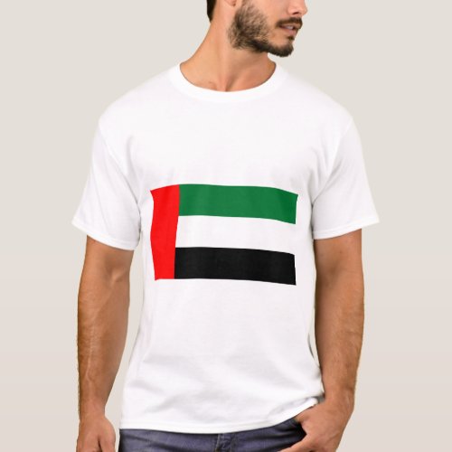 T Shirt with Flag of United Arab Emirates