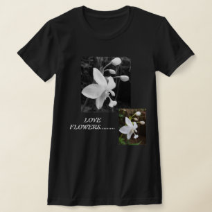 T-shirt with flowers for a nature lover