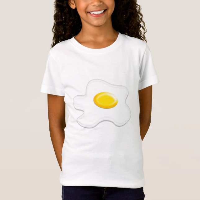 t-shirt with Fried egg, ideal for children (Front)