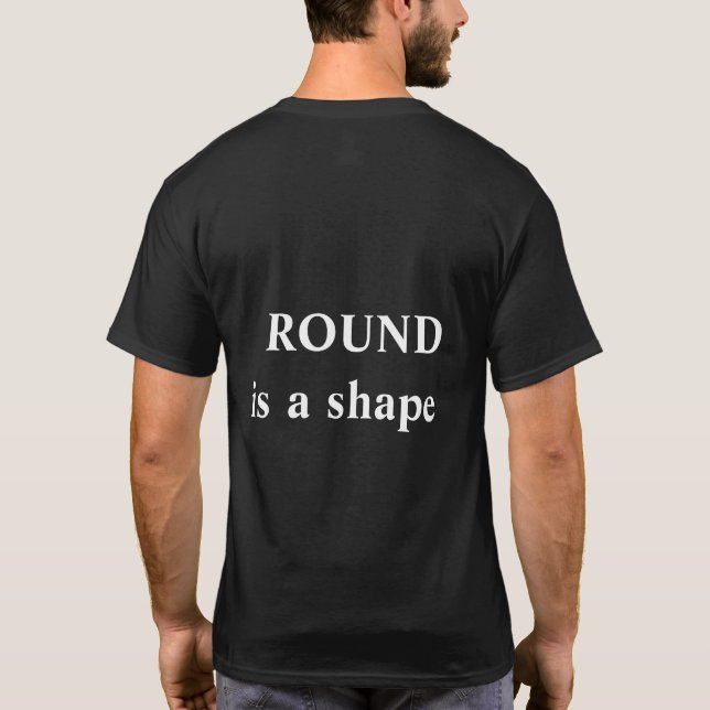 T-Shirt with funny saying for large men (Back)