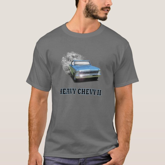 T-Shirt with Heavy Chevy Car Design (Front)