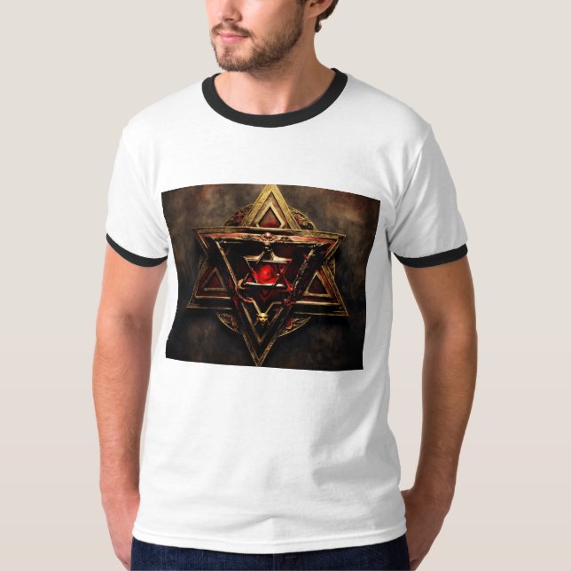 T SHIRT WITH ILLUMINATI LOGO (Front)